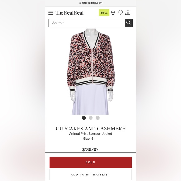 Cupcakes and Cashmere Animal Print Bomber Jacket - Picture 4 of 4